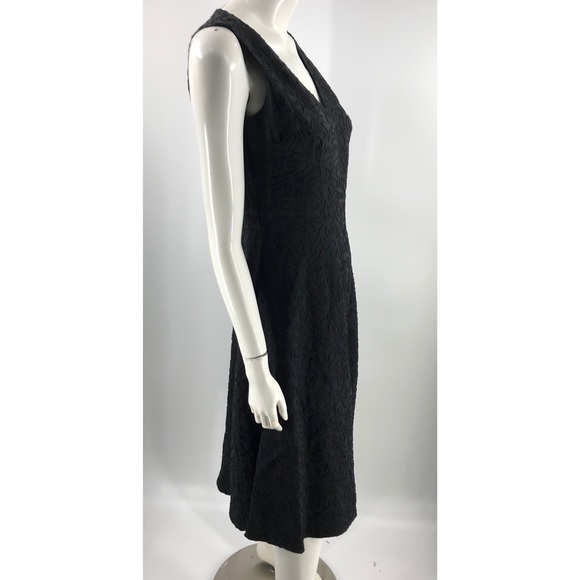 Charter Club Embroidered Black Dress NWT - Picture 2 of 4